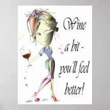 Wine un pedazo, usted sentirá un poster mejor, div