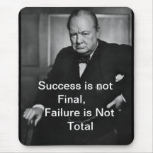 Winston Churchill - Mousepad - éxito