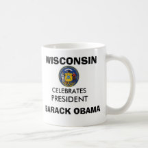 WISCONSIN celebra los recuerdos de presidente OBAM Taza