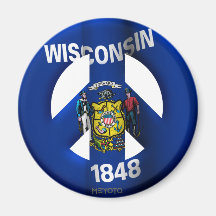 Wisconsin Imán De Nevera