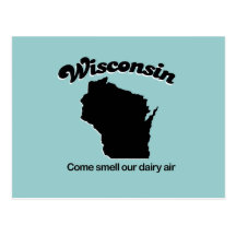 Wisconsin - olor venido nuestro aire de la lecherí postal