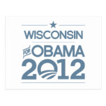 WISCONSIN PARA OBAMA 2012.png Tarjeta Postal