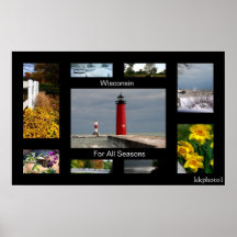 Wisconsin por todas las estaciones poster