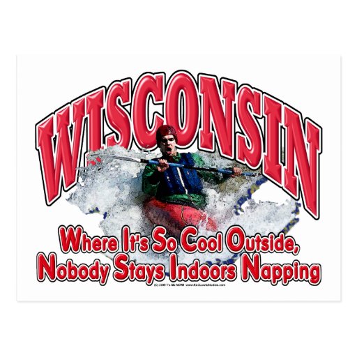 Wisconsin Whitewater Tarjeta Postal