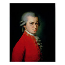 Wolfgang Amadeus Mozart, 1818 posters