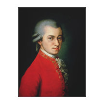 Wolfgang Amadeus Mozart, 1818 Impresiones En Lona