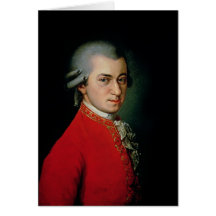 Wolfgang Amadeus Mozart, 1818 Tarjeton