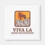 Wolfhound irlandés iman