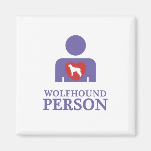 Wolfhound irlandés imán para frigorifico