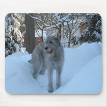 Wolfhound irlandés tapetes de ratones