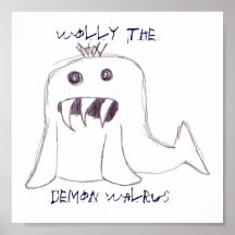 wolly la morsa del demonio posters