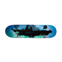 Wonderworld #1 bedrucktes skateboard