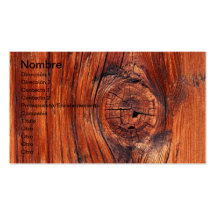 WOOD TARJETA DE VISITA