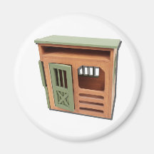 WoodenStorageShed022111 Imanes De Nevera