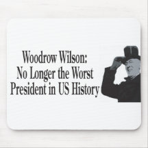 Woodrow Wilson no más de largo Tapete De Ratón