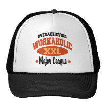 Workaholic divertido gorras