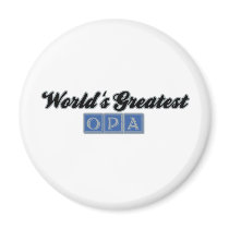World' s el Opa más grande (azul) imanes by pb_grandparents World' s el Opa más grande (azul) imanes