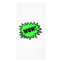 Wow verde tarjeta personal