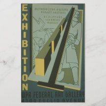 WPA - exposición de arte Tarjetas Informativas