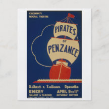 WPA - juego de los piratas Flyer A Todo Color