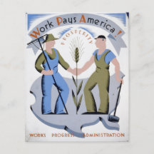 WPA - trabajo América Tarjetón
