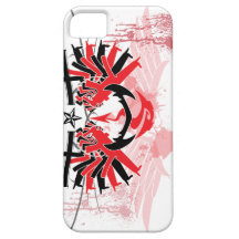 WS - Caja de ala del arma iPhone 5 Case-Mate Carcasa