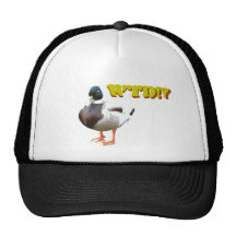 WTD qué el pato Gorro De Camionero
