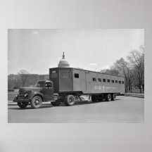 WW2 autobús Trailer, 1942 Impresiones