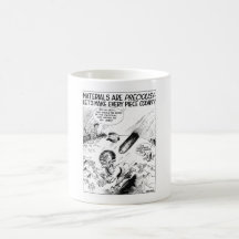 WW2 -- Dibujo animado material de la protección Tazas