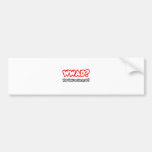 ¿WWAD… qué un abogado haría? Etiqueta De Parachoque