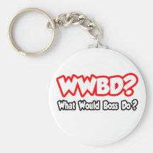 ¿WWBD… qué dirigirían hacen? Llavero Personalizado
