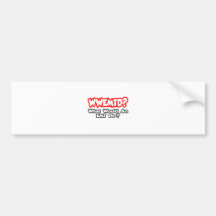 ¿WWEMTD… qué un EMT haría? Etiqueta De Parachoque