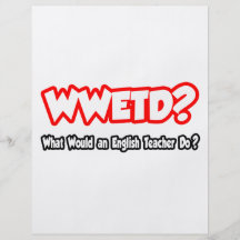 ¿WWETD… qué un profesor de inglés haría? Tarjetones