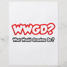 ¿WWGD… qué abuela haría? Flyer Personalizado