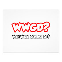¿WWGD… qué abuela haría? Invitaciones Personalizada