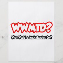 ¿WWMTD… qué un profesor de música haría? Tarjetas Informativas