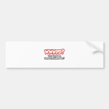 ¿WWNPD… qué un médico de la enfermera haría? Pegatina De Parachoque