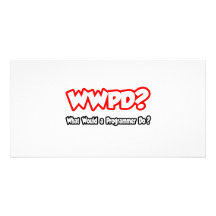 ¿WWPD… qué un programador haría? Tarjetas Fotográficas