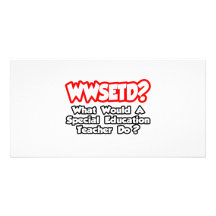 WWSETD… qué un Ed especial. ¿El profesor hace? Plantilla Para Tarjeta De Foto