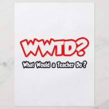 ¿WWTD… qué un profesor haría? Tarjetón