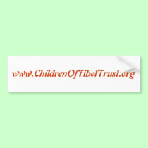 www.ChildrenOfTibetTrust.org pegatinas de parachoque