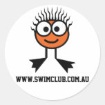 www.swimclub.com.au - pegatinas del orangeCharacte