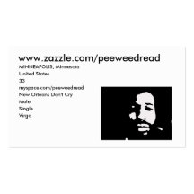 www.zazzle.com/peeweedread plantillas de tarjetas personales
