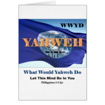 WWYD - Qué Yahweh señale por medio de una bandera Tarjeta