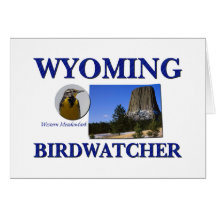 Wyoming Birdwatcher Tarjetas
