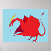 Wyvern rojo posters