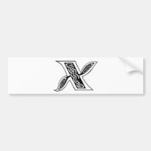 X ETIQUETA DE PARACHOQUE
