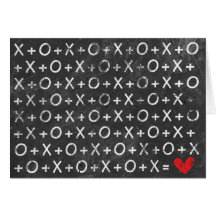 X+Tarjetas del el día de San Valentín de O=Love