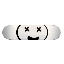 X tonto observa la cara oval monopatin personalizado
