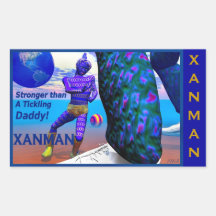 ¡XANMAN~STRONGER! Pegatina